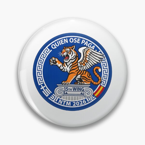 Item preview, Spanish Air Force 15th Wing NATO Tiger Meet 2026 Emblem designed and sold by CharlieDesings.