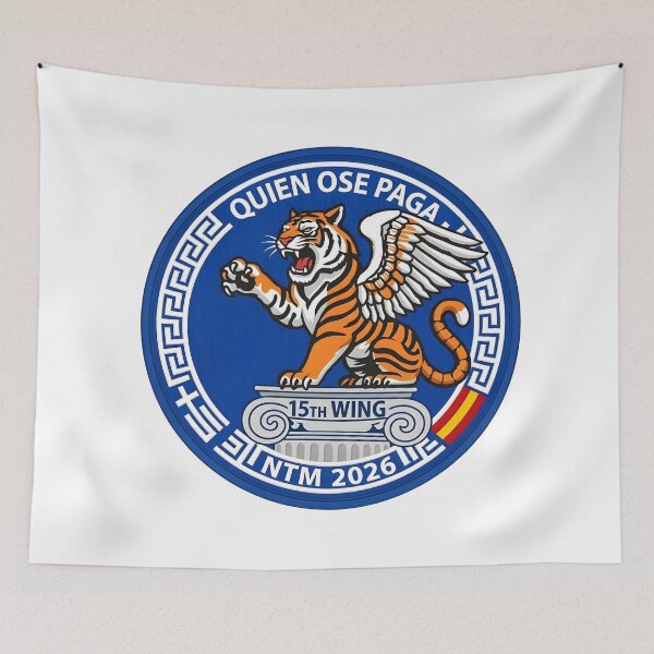 Item preview, Spanish Air Force 15th Wing NATO Tiger Meet 2026 Emblem designed and sold by CharlieDesings.