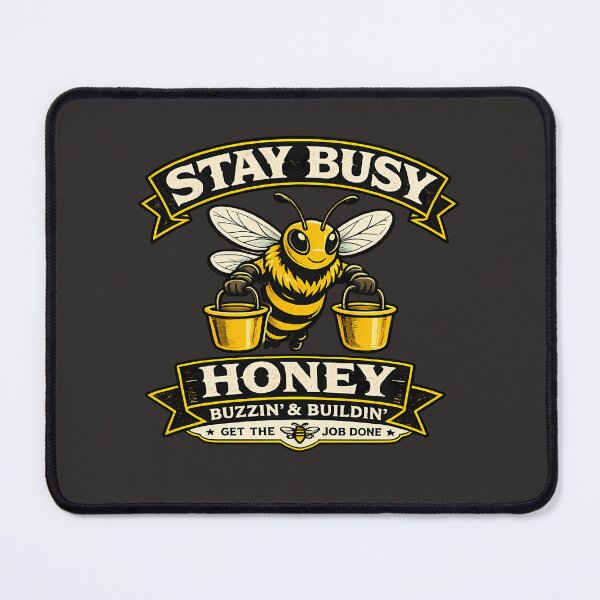 Item preview, Stay Busy Honey Worker Bee Shirt | Vintage Workwear Graphic designed and sold by Irysek.