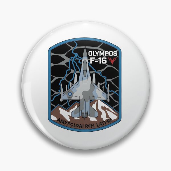 Item preview, Hellenic Air Force 336 Squadron F-16 Viper "Olympos" Commemorative Patch designed and sold by CharlieDesings.