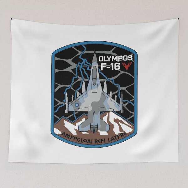 Item preview, Hellenic Air Force 336 Squadron F-16 Viper "Olympos" Commemorative Patch designed and sold by CharlieDesings.