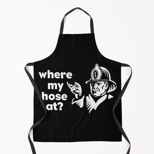 Item preview, Where My Hose At Funny Firefighter Humor designed and sold by ZEtexaxe.