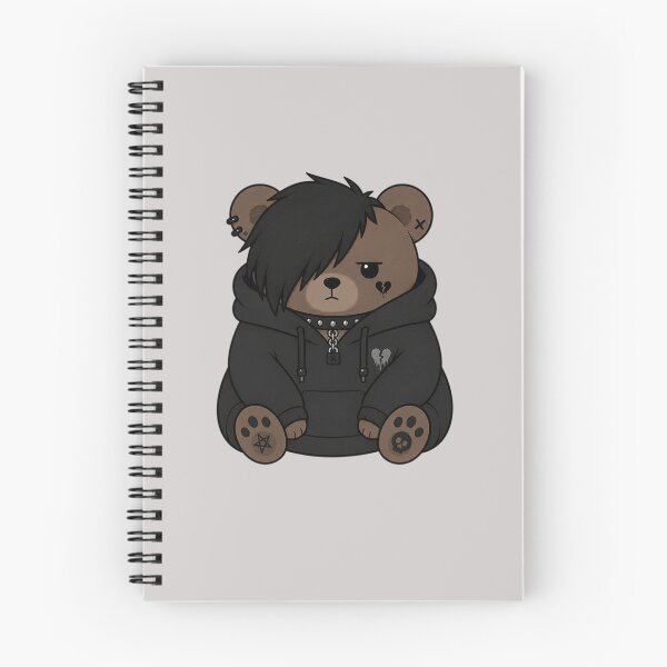 Item preview, Emo Bear In Hoodie Art designed and sold by Planetporridge.