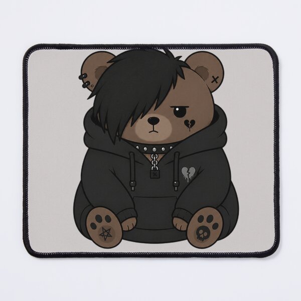 Item preview, Emo Bear In Hoodie Art designed and sold by Planetporridge.