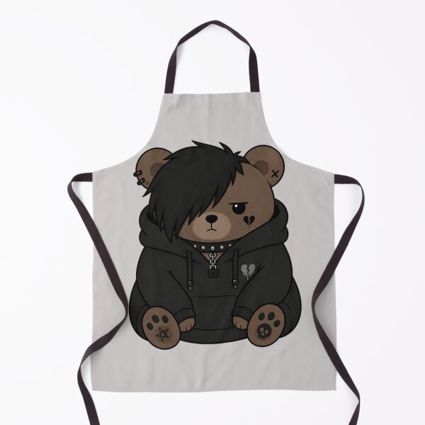 Item preview, Emo Bear In Hoodie Art designed and sold by Planetporridge.