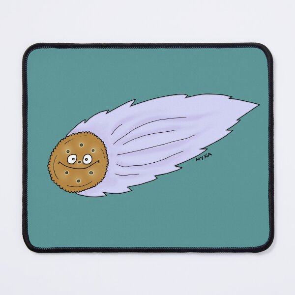 Item preview, The Cosmic Cookie – Funny Space Biscuit Comet Surreal Art designed and sold by MyxaART.