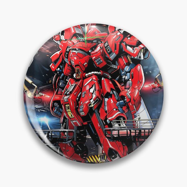 Item preview, MSN-04 Sazabi RED COMET SAZABI maintenance factory GUNDAM comic art style draw vector art designed and sold by sabartgunpla.