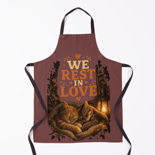 Item preview, We Rest In Love, Cozy Romantic Aesthetic Quote Design designed and sold by JagrDesigns.