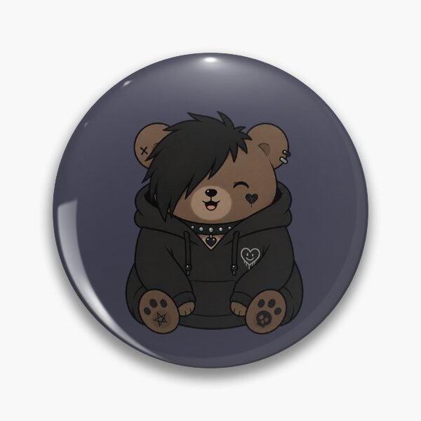 Item preview, Emo Bear In Hoodie Design designed and sold by Planetporridge.