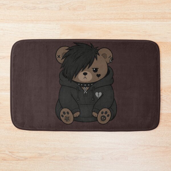 Item preview, Emo Bear In Hoodie Artwork designed and sold by Planetporridge.