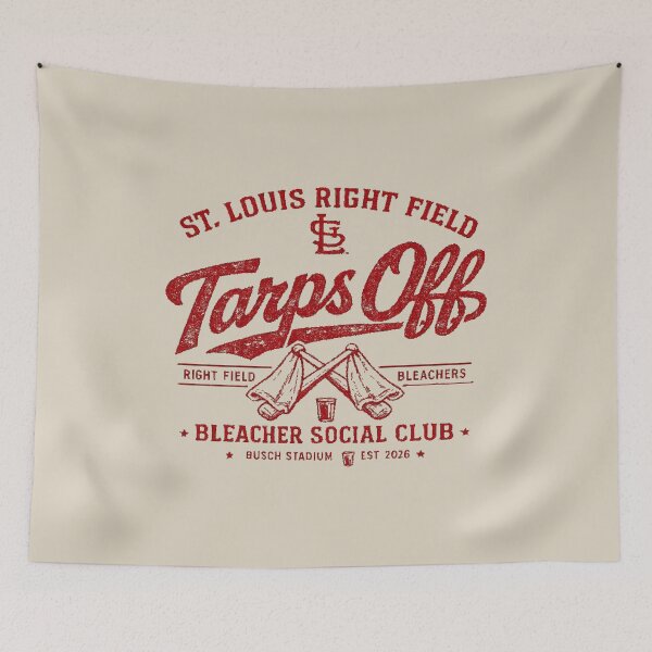 Item preview, St. Louis Tarps Off Bleacher Social Club Vintage Baseball Fan Shirt designed and sold by GhostDawgs.