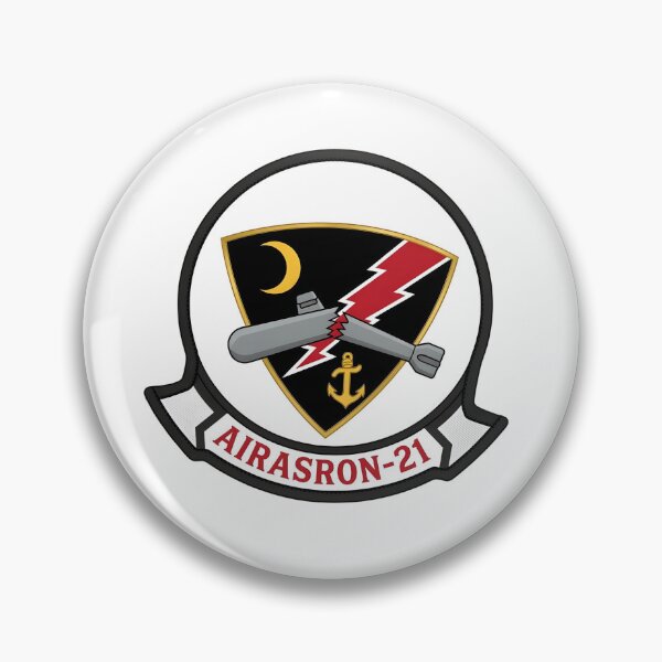 Item preview, US Navy AIRASRON 21 Anti-Submarine Warfare Squadron Patch designed and sold by CharlieDesings.