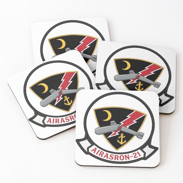 Item preview, US Navy AIRASRON 21 Anti-Submarine Warfare Squadron Patch designed and sold by CharlieDesings.