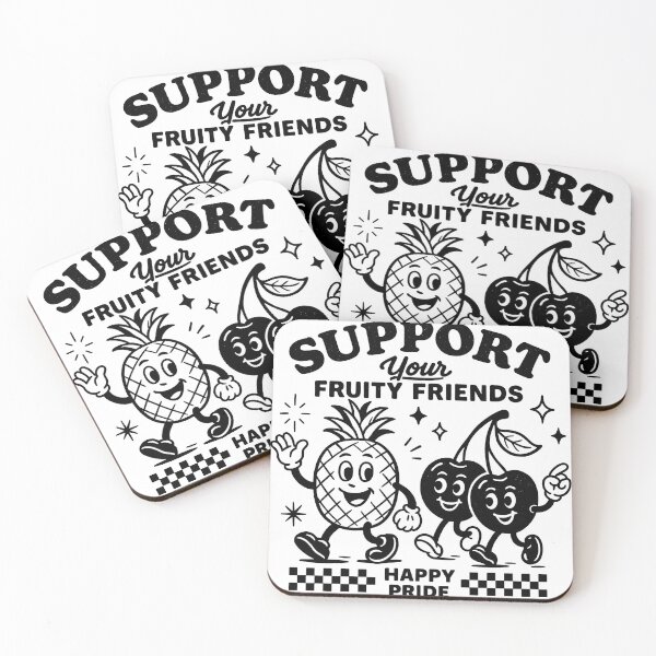 Item preview, Support your fruity friends happy pride designed and sold by carlynost12.