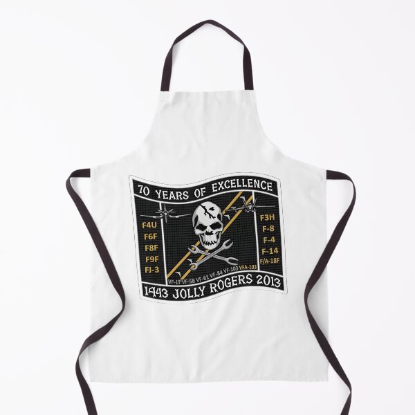 Item preview, US Navy Jolly Rogers 70 Years of Excellence Maintenance Commemorative Patch designed and sold by CharlieDesings.