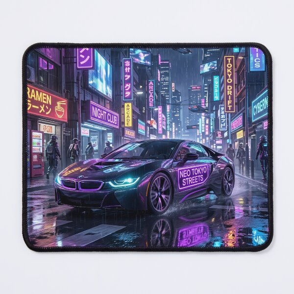 Item preview, Cyberpunk Sports Car - Neo Tokyo Neon Drift designed and sold by Neo Tokio.