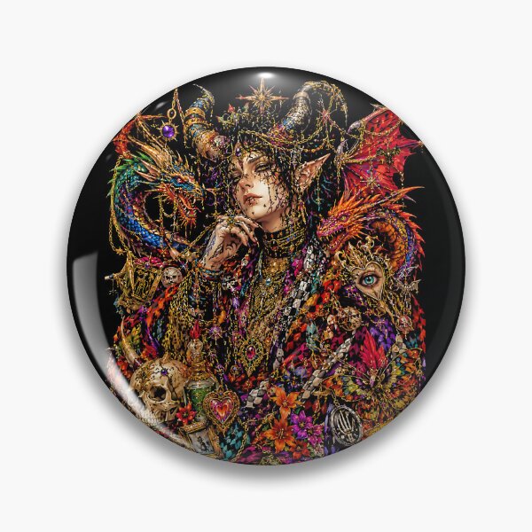 Item preview, Chaos Demon Elf Queen Dragon  designed and sold by graphixpolash.