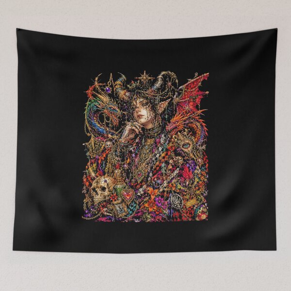 Item preview, Chaos Demon Elf Queen Dragon  designed and sold by graphixpolash.