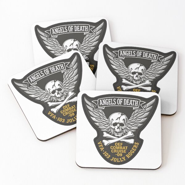 Item preview, US Navy VFA-103 Jolly Rogers OEF Combat Cruise 2009 "Angels of Death" Patch designed and sold by CharlieDesings.