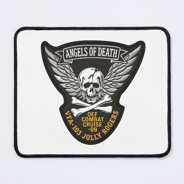 Item preview, US Navy VFA-103 Jolly Rogers OEF Combat Cruise 2009 "Angels of Death" Patch designed and sold by CharlieDesings.