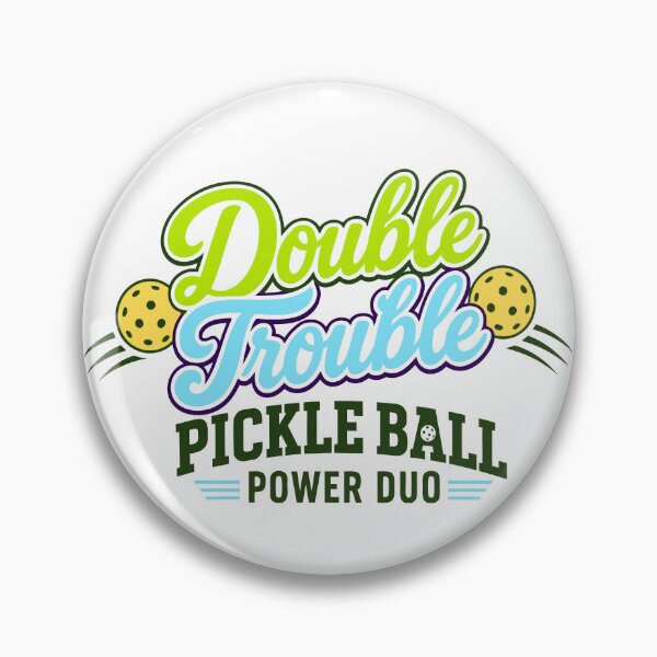 Item preview, Pickleball Doubles Trouble Tournament Matching designed and sold by Colorfulman.