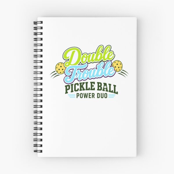 Item preview, Pickleball Doubles Trouble Tournament Matching designed and sold by Colorfulman.