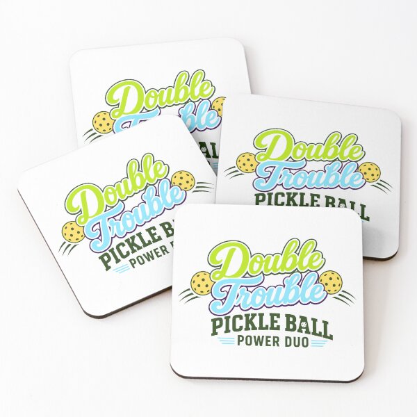 Item preview, Pickleball Doubles Trouble Tournament Matching designed and sold by Colorfulman.