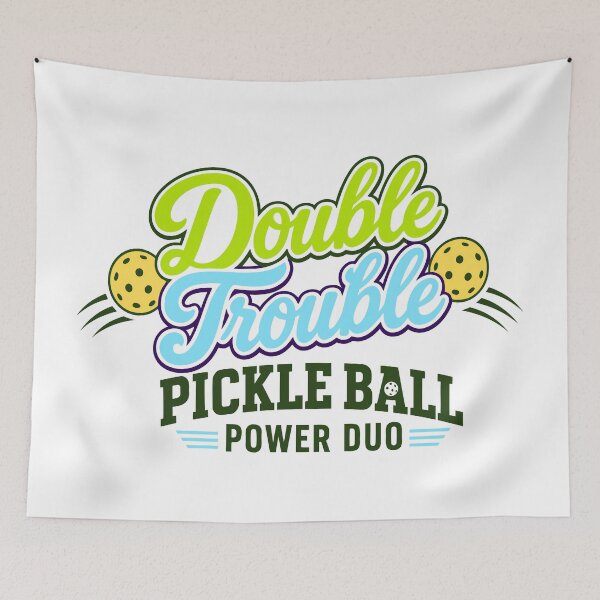 Item preview, Pickleball Doubles Trouble Tournament Matching designed and sold by Colorfulman.