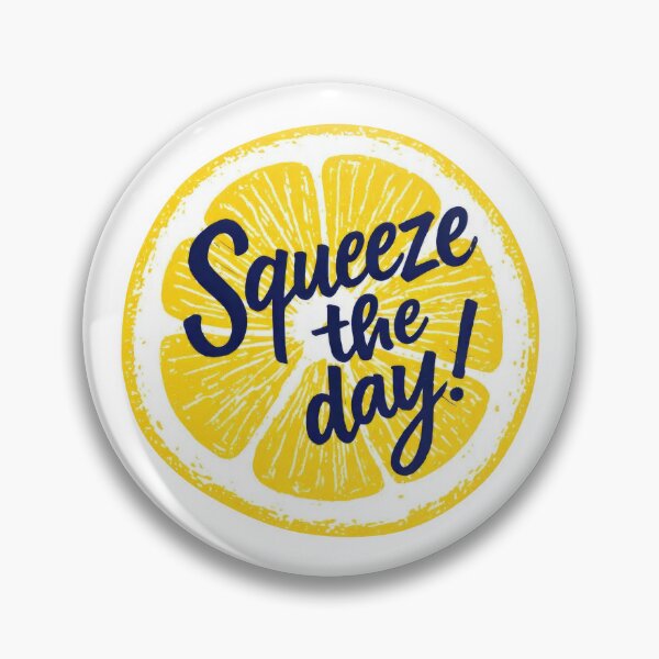 Item preview, Squeeze The Day – Cute Blue & Yellow Citrus Illustration designed and sold by EVESTUDIOART.