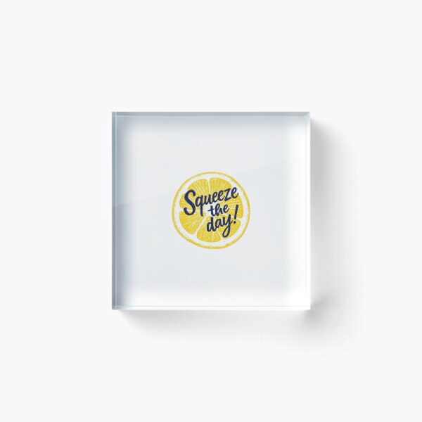 Item preview, Squeeze The Day – Cute Blue & Yellow Citrus Illustration designed and sold by EVESTUDIOART.