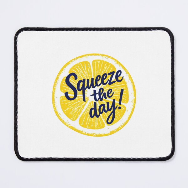 Item preview, Squeeze The Day – Cute Blue & Yellow Citrus Illustration designed and sold by EVESTUDIOART.