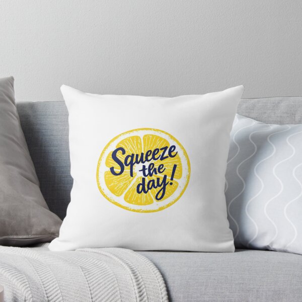 Item preview, Squeeze The Day – Cute Blue & Yellow Citrus Illustration designed and sold by EVESTUDIOART.