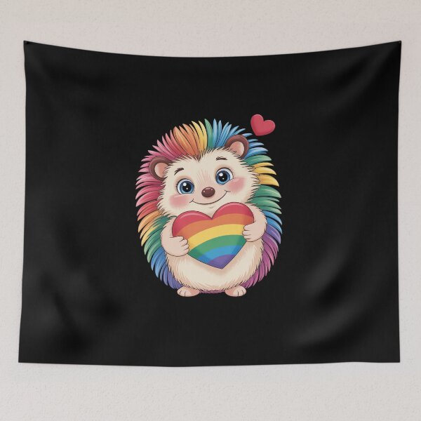 Item preview, Rainbow Hedgehog designed and sold by jkrphoto.