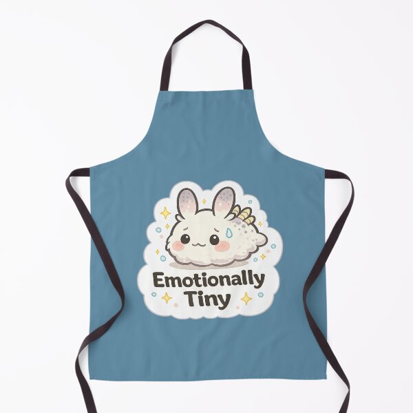 Item preview, Emotionally Tiny Sea Bunny Meme | Cute Soft Aesthetic Sticker Design designed and sold by BabyStark.