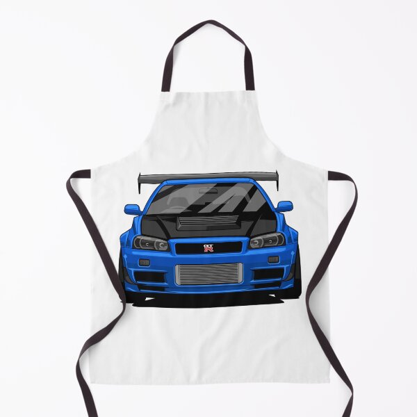 Item preview, Blue Japanese Sports Car Front View Vector Illustration – JDM Racing Skyline Style Car Art designed and sold by wisnubayuaji.