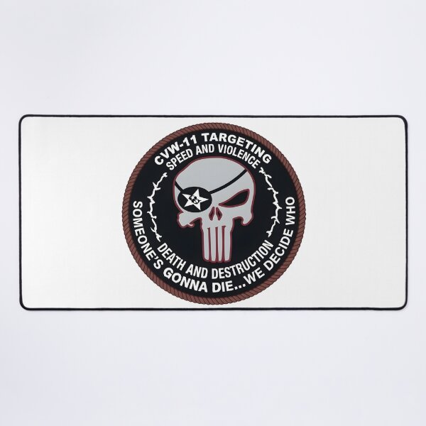 Item preview, US Navy CVW-11 Targeting "Speed and Violence" Morale Patch designed and sold by CharlieDesings.