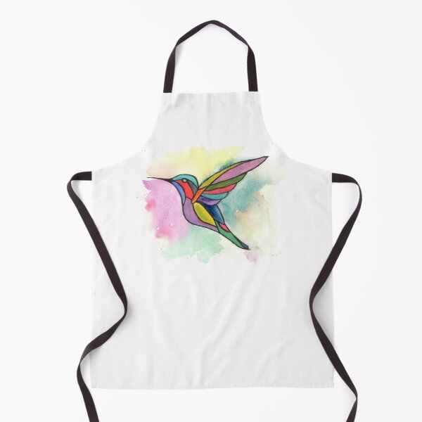 Item preview, Prismatic Wings — Bold Watercolor Hummingbird Art designed and sold by FaireWaveArt.