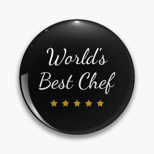 Item preview, World's Best Chef 5 Star Rating Typography designed and sold by Zamian86.