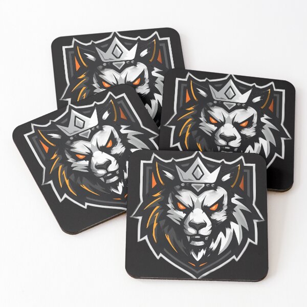 Item preview, Dark Wolf King Gaming Crest designed and sold by SenTinio.