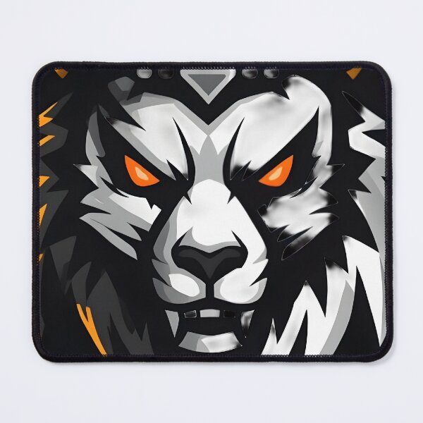 Item preview, Dark Wolf King Gaming Crest designed and sold by SenTinio.