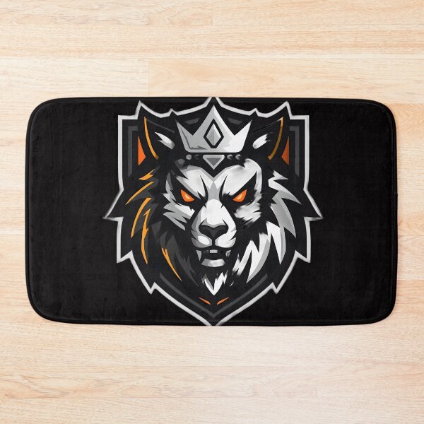 Item preview, Dark Wolf King Gaming Crest designed and sold by SenTinio.