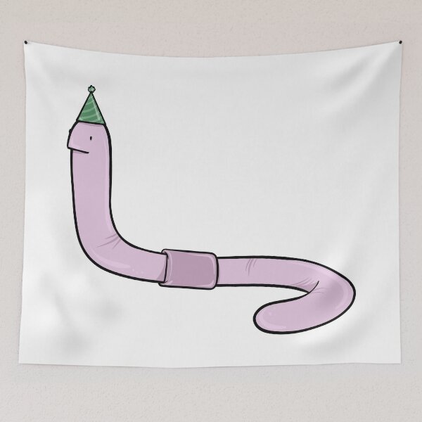 Item preview, Birthday Worm designed and sold by Rae Smitty.