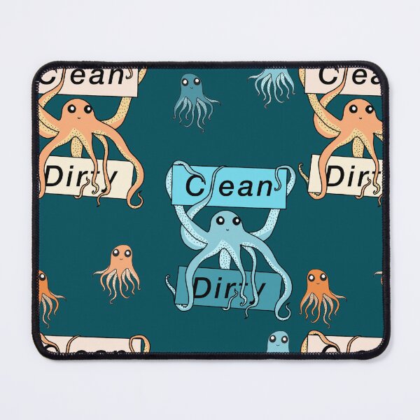 Item preview, Clean and Dirty Octopus Labels Pack designed and sold by Leapingdoe.