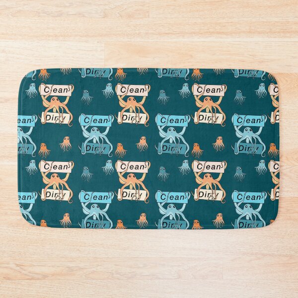 Item preview, Clean and Dirty Octopus Labels Pack designed and sold by Leapingdoe.