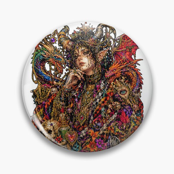 Item preview, Chaos Demon Elf Queen Dragon designed and sold by graphixpolash.