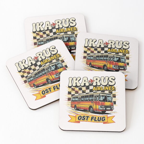 Item preview, Ika-Rus East Flight – Retro Bus designed and sold by design-rebell.