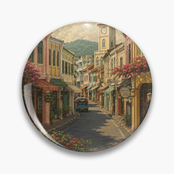 Item preview, Vintage Escapes Across Phuket Paradise, Dibuk Road, Thailand designed and sold by BlareBlare.