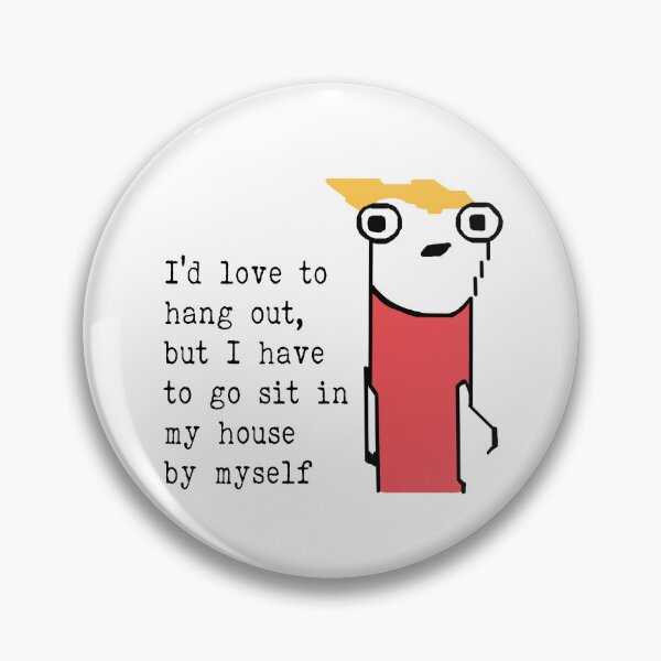 Item preview, I'd love to hang out... designed and sold by witchlingart.