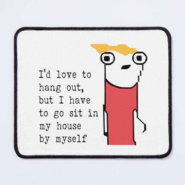 Item preview, I'd love to hang out... designed and sold by witchlingart.