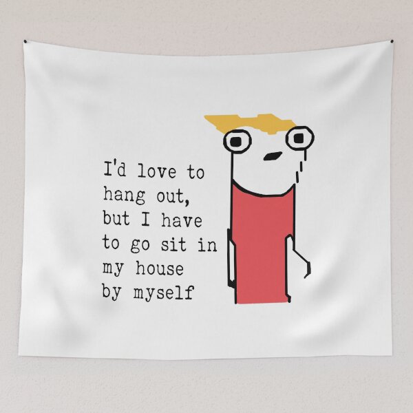 Item preview, I'd love to hang out... designed and sold by witchlingart.